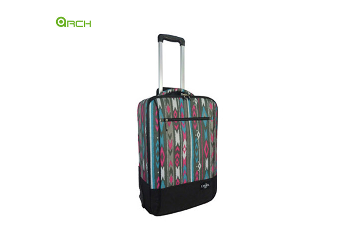 Skate Wheels ODM 600D Printing Soft Sided Luggage