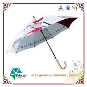 China Wood J Handle Wooden Shaft Straight Fold Umbrella wholesale