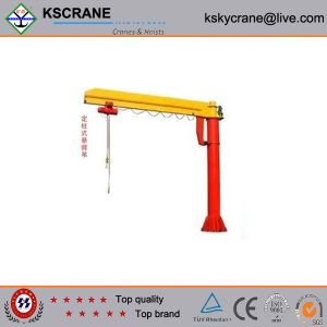 China Material Handling 5t Electric Pillar Jib Crane With Hoist on sale