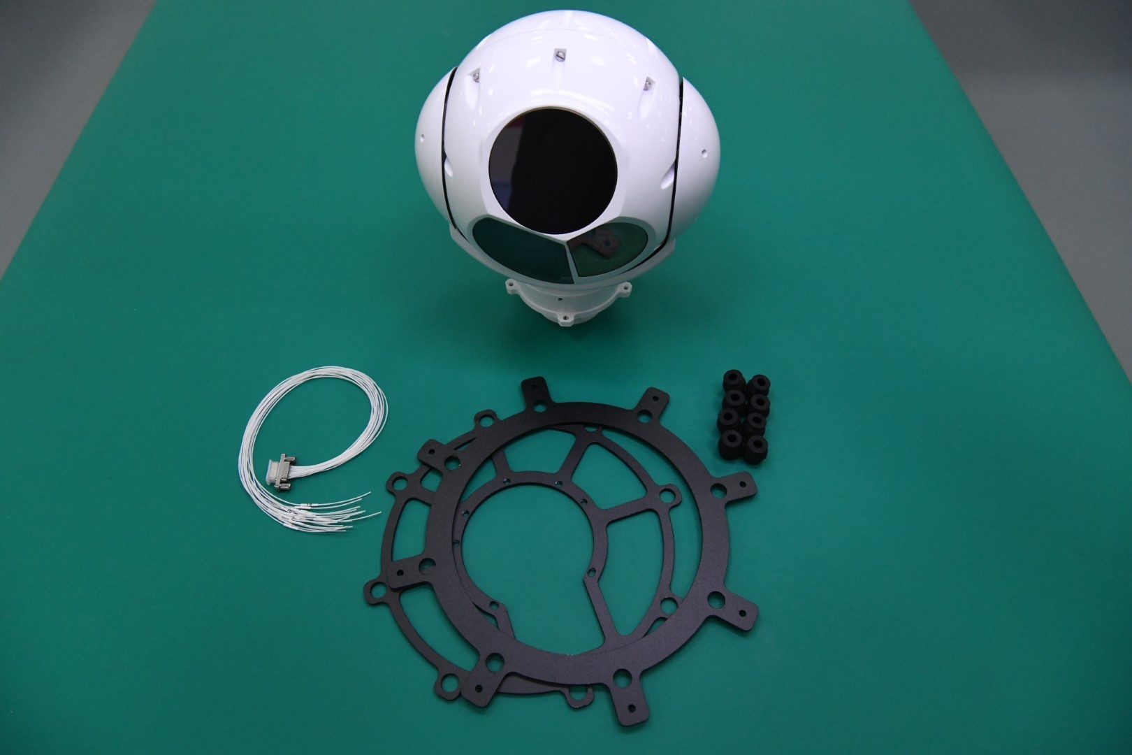 2KG 2Axis Dual Sensor UAV Gimbal Camera 360° Continuous Gyro Platform