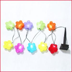 China Solar LED Nylon Lantern Chain Flowers wholesale