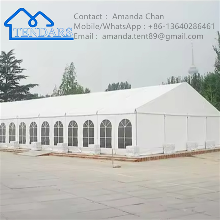 Outdoor Customized Aluminum Frame A Shape White Waterproof Tents For Trade Show ,Wedding,Etc