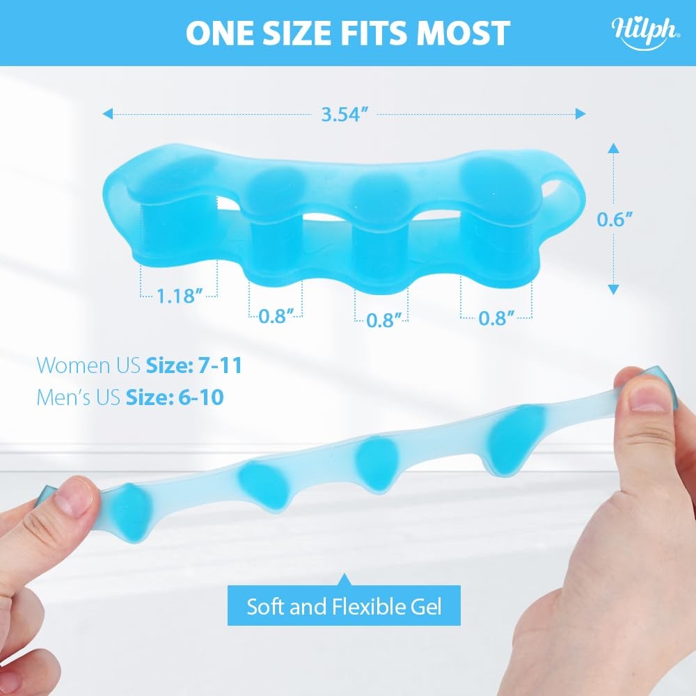 Silicone Toe Spacers For Correct Toe , Silicone Toe Separators For Bunions