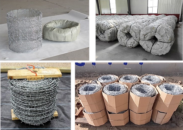 Barbed Wire 2 Strands 4 Points Eco-friendly African Double Twist Razor Wire Fence