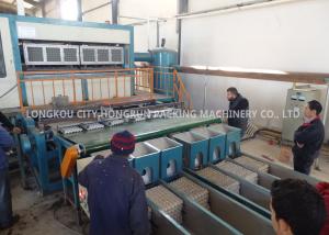 China Recycled Waste Paper Egg Tray Machine , Paper Pulp Moulding Machine wholesale