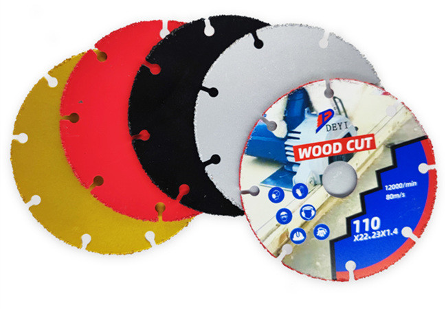 Deyi 115mm Circular Alloy Saw Blade With Grit Cutting Wood With Nail