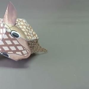 China DIY Paper Toys Origami Toys Creative Cartoon Animal Wolf Dog Origami Paper Toys Organ Bounce Explosion Origami Toys wholesale