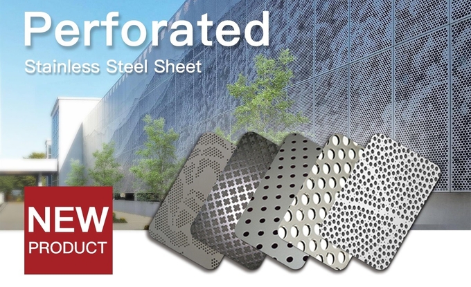 AiSi Slotted Perforated Sheet Metal Wall Decor 1.5 Mm Stainless Steel Sheet