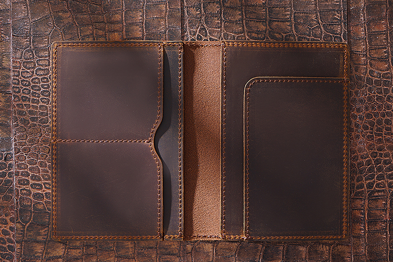 Low MOQ Mix Models Popular Men's Wallet Real Leather Bifold Wallet Customized