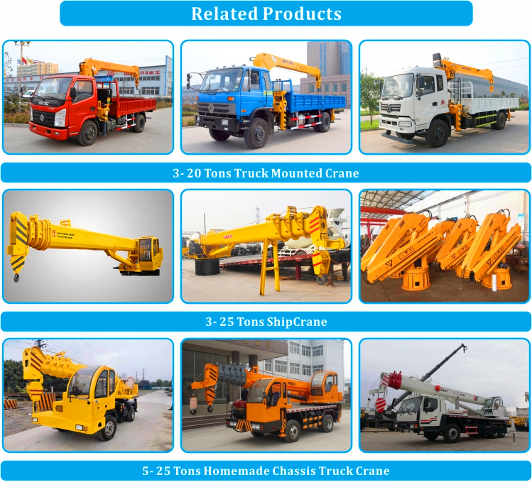 16 Ton Truck Crane Machine QY16 Construction Mobile Cranes Hydraulic Truck Mounted