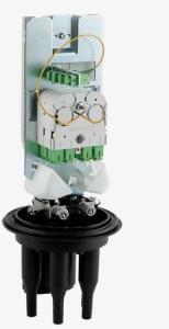 China 1x8 modular Fiber Optic Splice Closure , Dome Closure Fiber Optic H450xD163mm wholesale