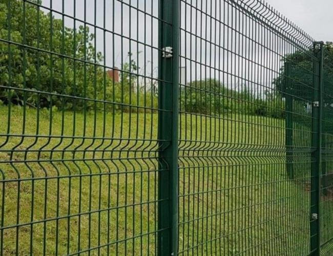 2''× 4'' Rectangle Hole 3D Curved Welded Wire Mesh Fence Weldmesh Fencing Panels