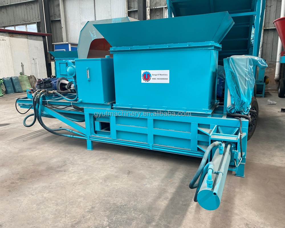 Self-powered Mini Square Baler for Hay Rice Wheat Corn Straw Bagging Machine