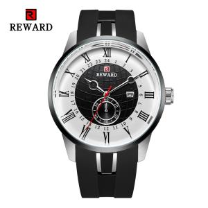 China Alloy Sporty Mens Watches , Durable Mens Bracelet Watches With Silicone Strap wholesale
