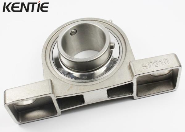 Large Stainless Steel Pillow Block Bearing SUCP210 Anti - Oxidation 50 * 51.6 *