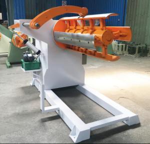 China Single Head 600-1400mm Sheet Metal Decoiler Coil Unwinder Machine wholesale