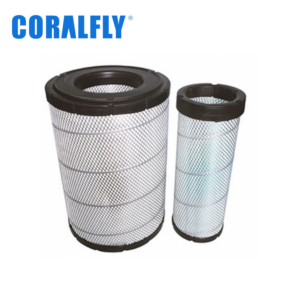 Coralfly Diesel Engine Komatsu Truck Air Filter 6001819500S 6001819340