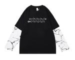 Oem Apparel Manufacturers 230GSM 100% Cotton Men'S Oversized Print Double Long