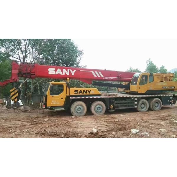 50t Air Conditioned Used Shacman Truck Crane QY50C With Max Speed 83km/H