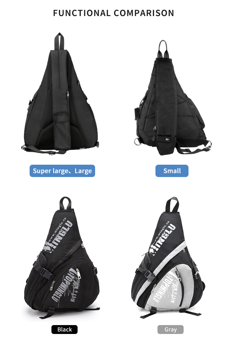 Against Theft Men'S Minimalist Sling Bag Sports Sling Bag Large Capacity