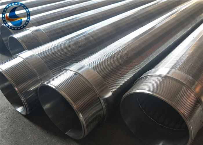 Stainless Steel Downhole Slotted Tube With M60×1.5mm Male Threaded Ends