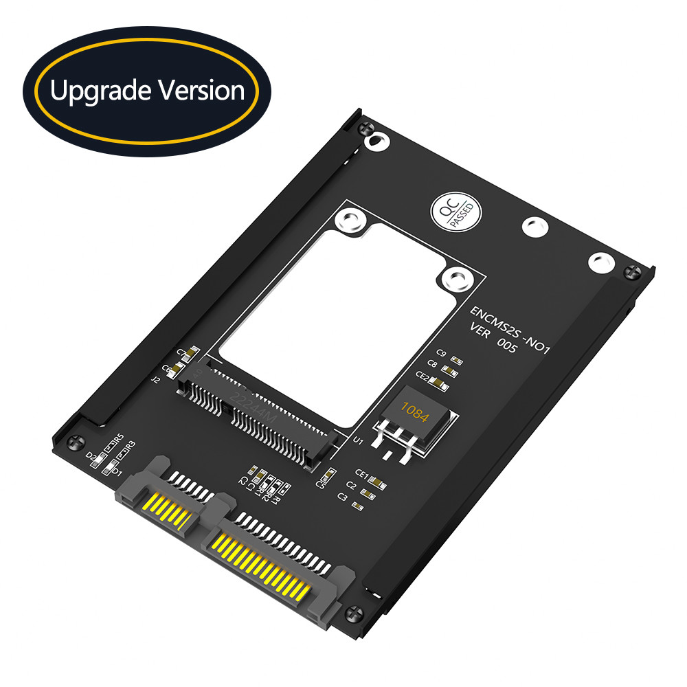 2.5" SATA 3.0 22PIN To mSATA SSD Adapter Converter Card 6Gbps In Stock