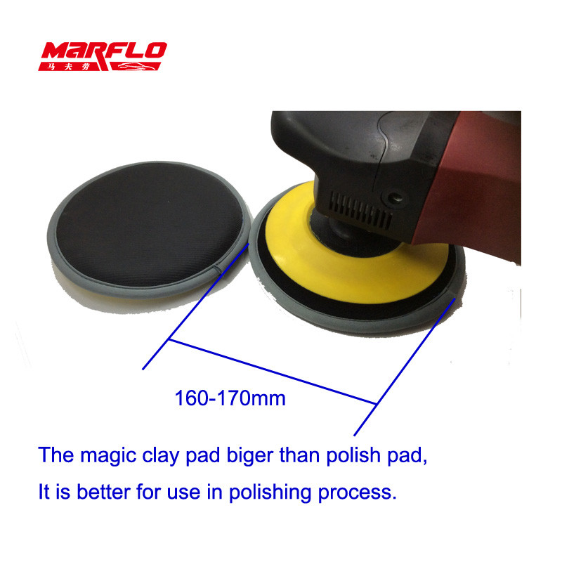 150mm 80mm Auto Clay Polishing Pad With Holder For Car Washing