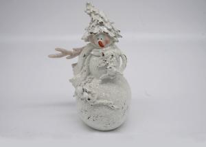 China Polyresin Material Christmas Snowman Figurines Gift Crafts For Decoration wholesale