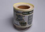 Print Eco friendly strong adhesive paper barcode household waste tracking