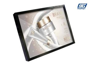 China Wiredrawing Frameless Poster Holder Stand wholesale