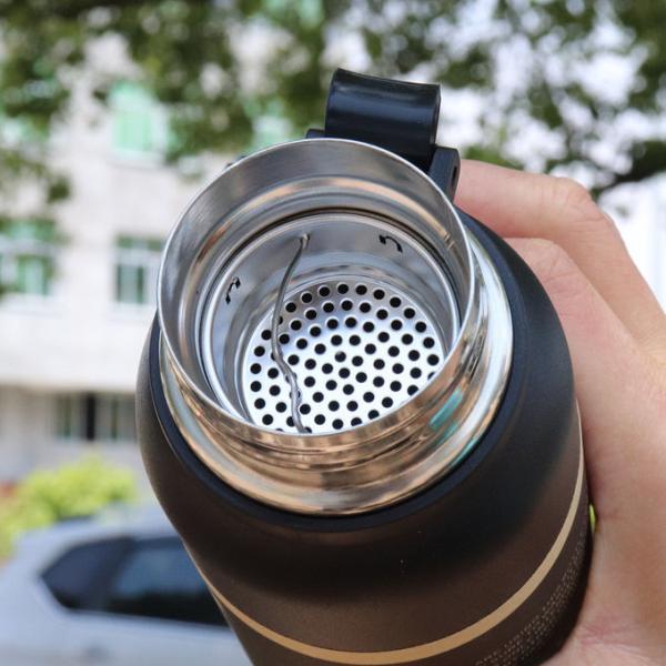 Stainless Steel Double Wall Tumblers Thermos Vacuum Drink Cup Warmer Mug Camping Water Tea Coffee Bottle With Lid