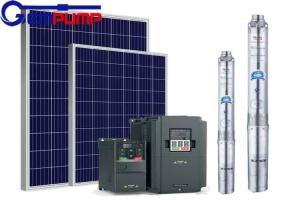 China ISO9001 Agriculture Solar Submersible Pump Kit 80m Head wholesale