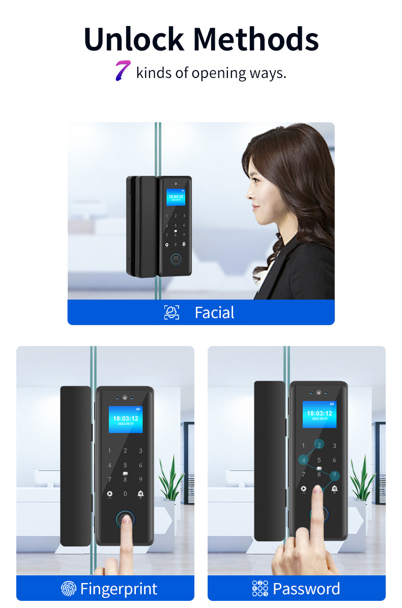 Digital Tuya APP Smart Lock Wifi Finger Touch Front Door Lock
