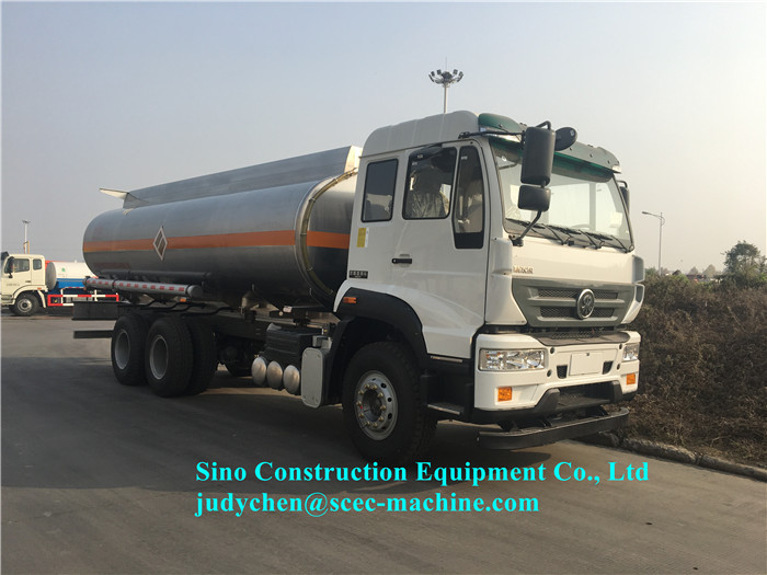 25000L Liquid Tanker Truck Fuel Diesel Tank Truck ZZ1257S5247A 371hp Euro III