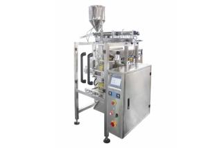 China Stainless Steel Liquid Soybean Sauce Packaging Machine Dosing By Pump wholesale