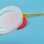 53mm Aluminum Tinplate Can Food PE Plastic Lids
