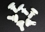 Small White Hardware Rivets , 10mm Round Head Nylon Push Rivets