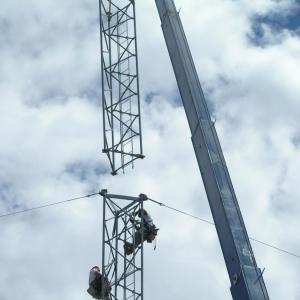 China ISO2008 9001 Galvanized Steel Tower For Wind Measuring wholesale