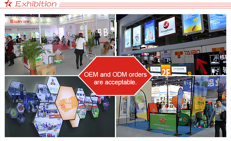 Factory Pop up banner used for trade show