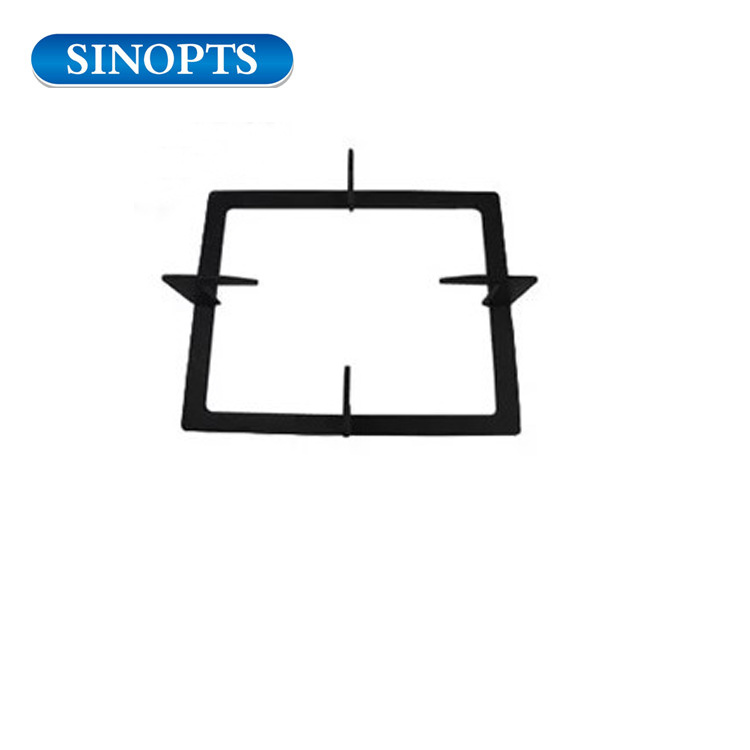 Square OEM Black Cast Iron Frame Pan Supports