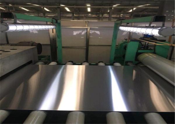 Flat Cold Rolled Coil , Stainless Steel Metal Strips Gray Metal Color High