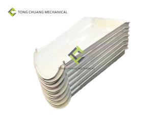 China Customizable Concrete Truck Mixer Parts 10-16 Square Unloading Concrete Mixer Chute wholesale