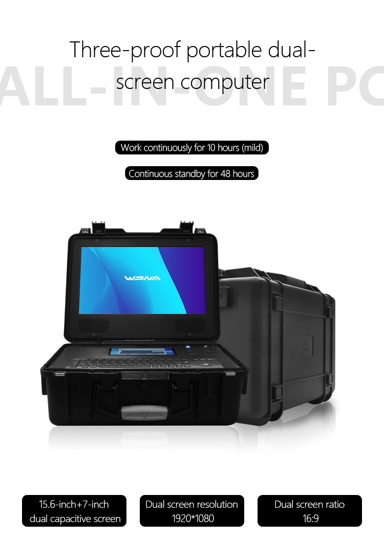 Top Performance Waterproof I7 8th Generation 256GB SSD Rugged Toughbook Industrial Laptop With Pluggable Battery