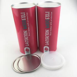 China 46mm Paper Composite Cans , Antimoisture Paper Cylinder Containers wholesale