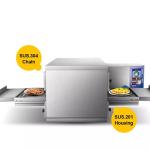 Commercial 0.5Kw Electric Pizza Conveyor Oven Countertop Stainless Steel 18inch