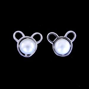 China Simple Style Children Silver Jewellery / Gift Silver Animal Stud Earrings wholesale