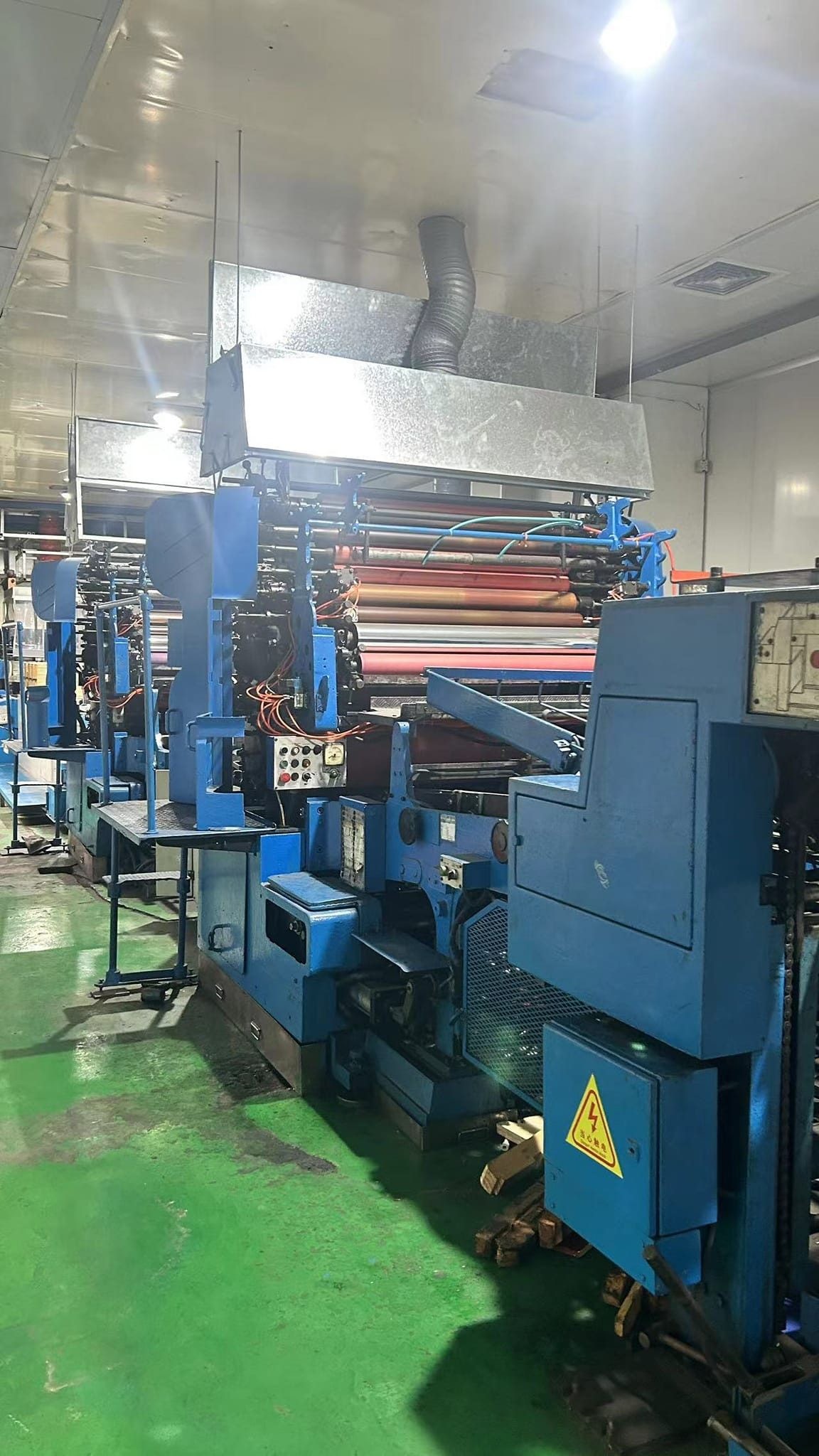 Used Crabtree 1290 Two Color Printing Machine With UV Oven