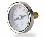 Back Connection Temperature Bimetallic Thermometer Gauge SS304 Material