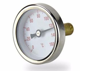 China Back Connection Temperature Bimetallic Thermometer Gauge SS304 Material wholesale