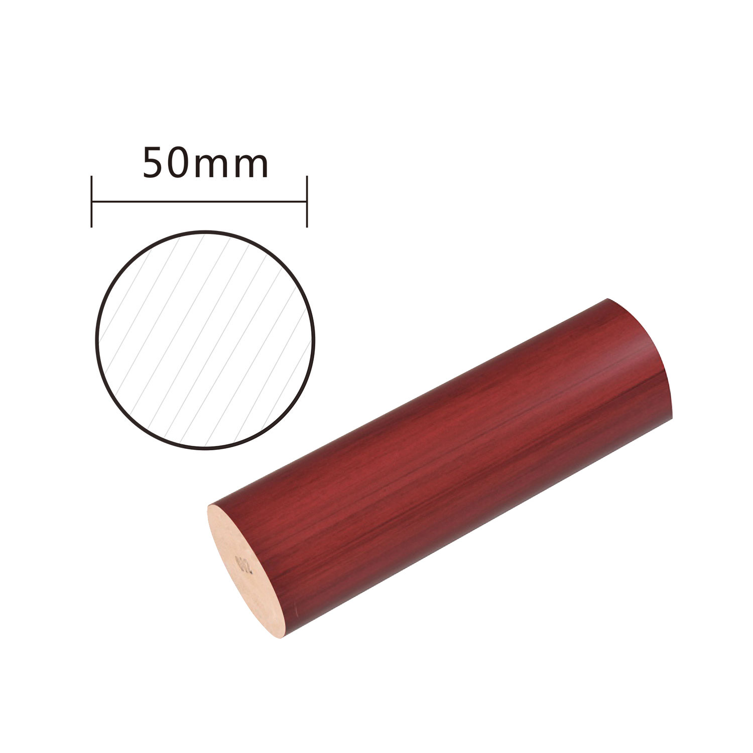 Upgrade Your Home Decor with 50 w *50 h mm PVC Handrail Item NO. SO50 Stair Railing